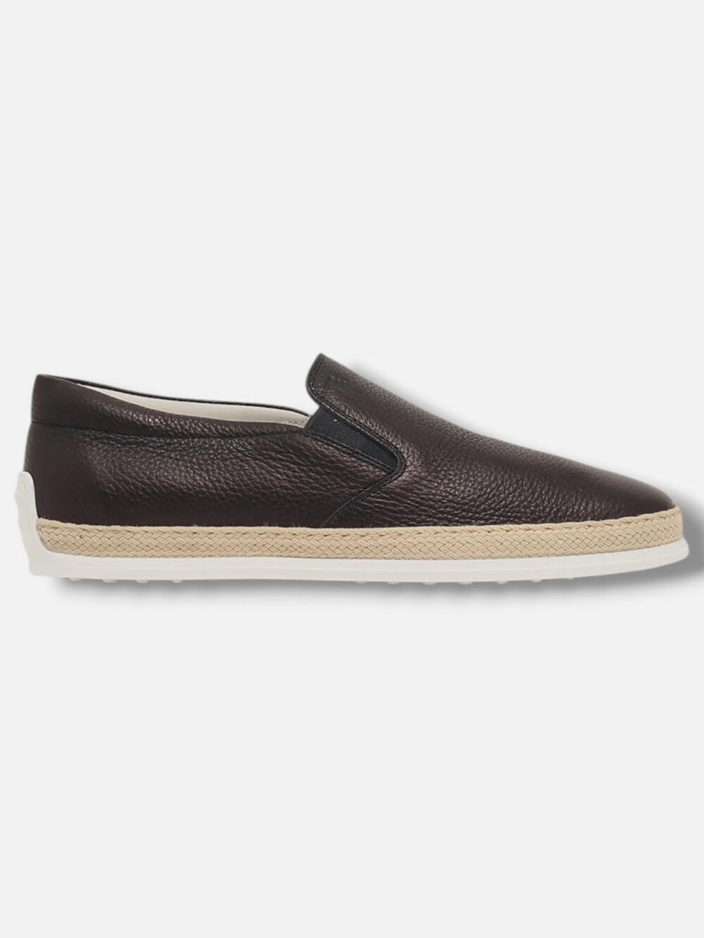 Tod's Men's Brown TV Espadrille Drivers Shoe Size 11